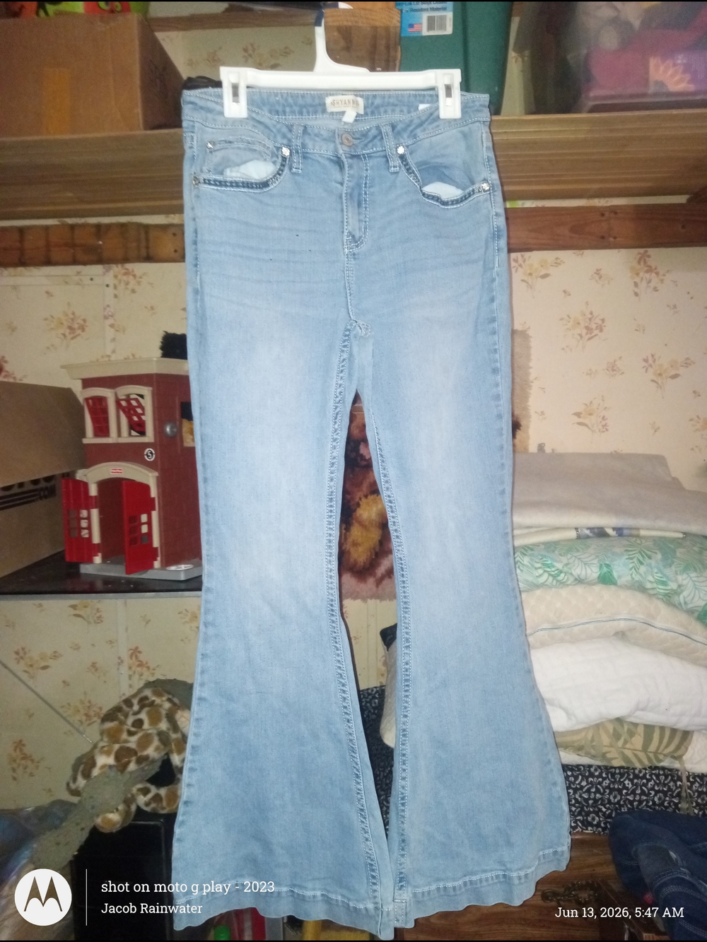 Shyanne Light Blue Flare Jeans